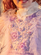Violet Velvet Tutu Dress