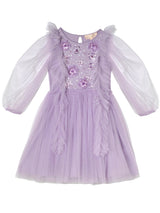 Violet Velvet Tutu Dress