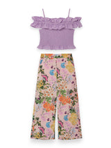 Floriane Pants Purple Two Piece Set | Value $290