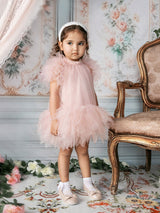 Bébé Abu Dhabi Glitter Tulle Dress