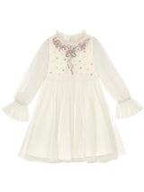 Rosy Ribbons Tulle Dress