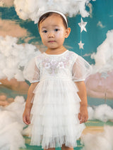 Bébé Rosy Ribbons Tulle Dress