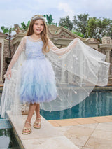 Azure Mirage Tutu Dress