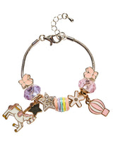 Unicorn Carousel Charm Bracelet