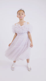 Carnation Tulle Dress