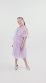 Orchid Radiance Tutu Dress